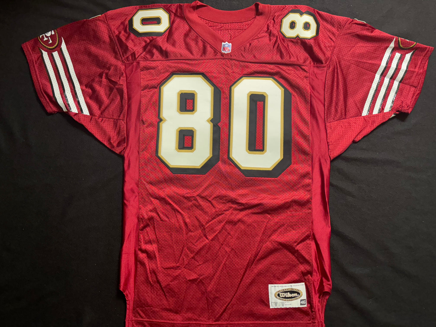 Jerry Rice Signed 1990’s Wilson Authentic 49ers Jersey