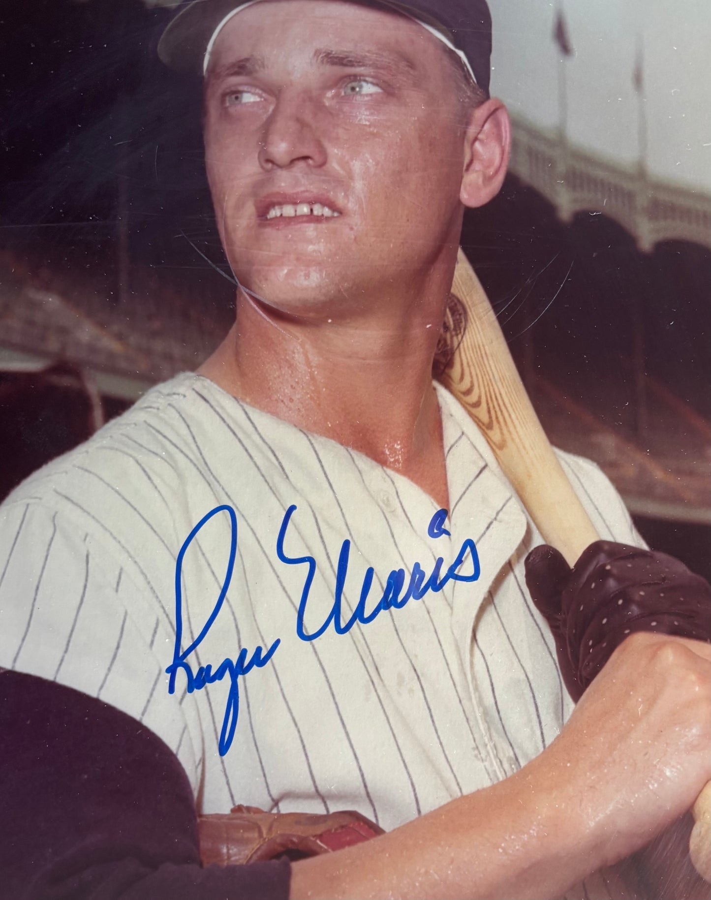 Roger Maris Signed 8x10 Photo New York Yankees HIGH END PSA 10 Auto & JSA