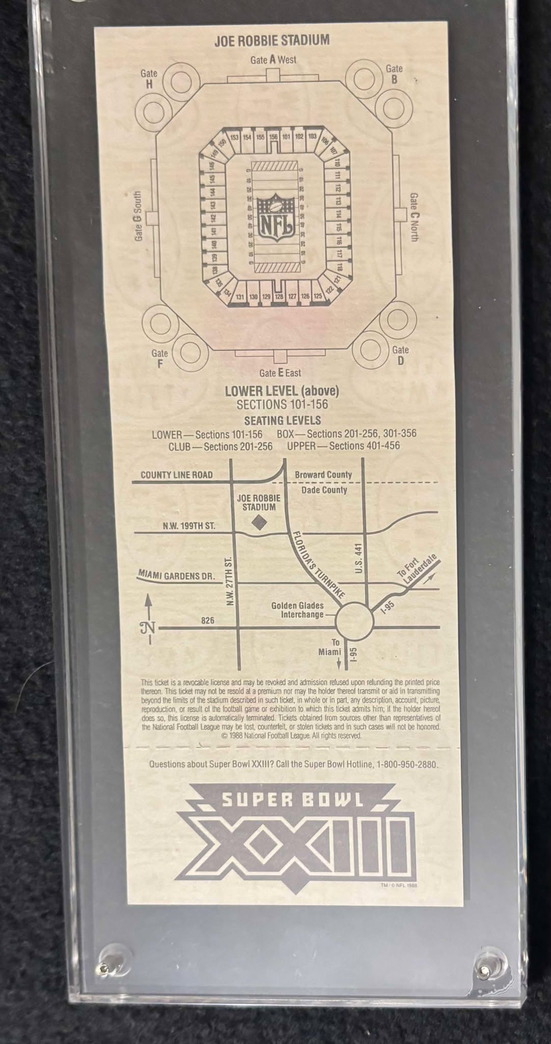 Jerry Rice Signed & Inscribed 49ers Super Bowl XXIII Replica Ticket