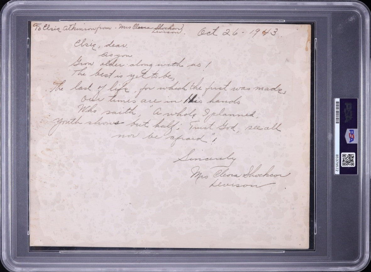 Babe Ruth Signed 8x10 Photo STUNNING PSA 9 Non-Personalized Autograph Yankees