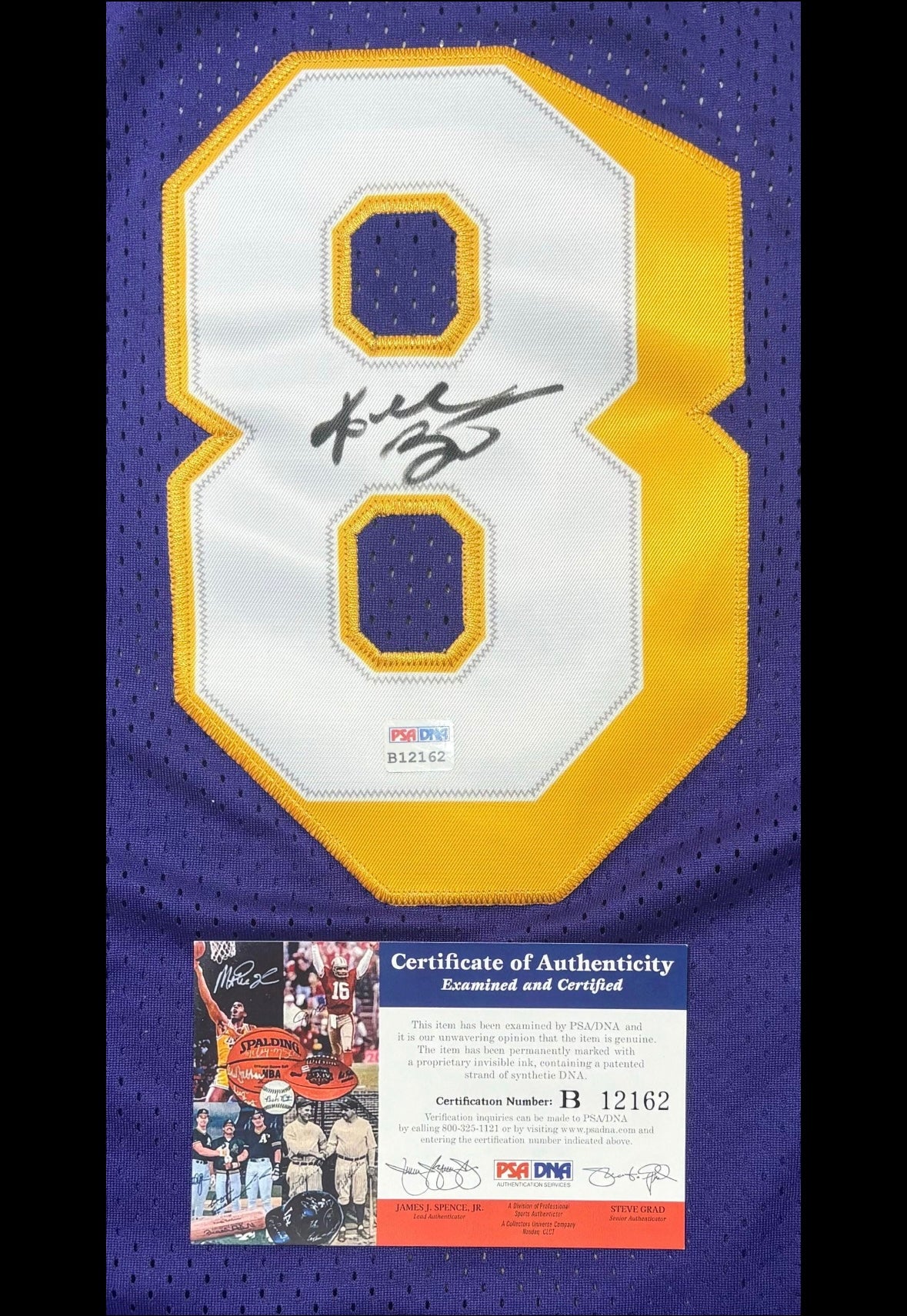 Kobe Bryant Signed 1996-97 Lakers Mitchell & Ness Rookie Throwback Jersey Vintage Full Name Auto PSA/DNA