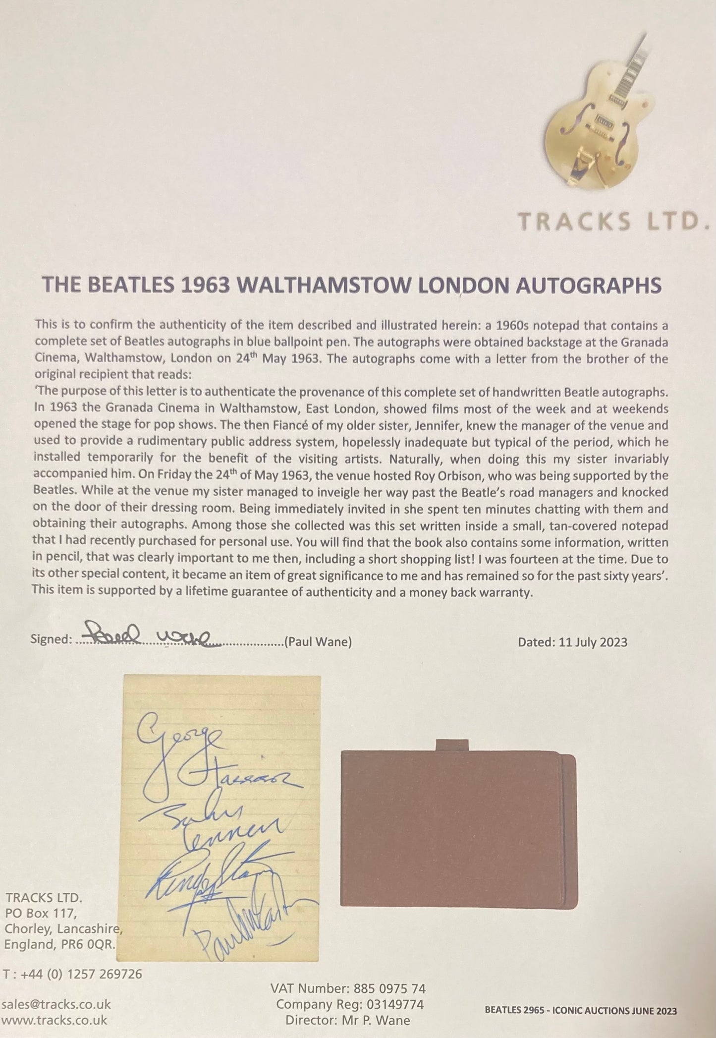 The Beatles Group (4) MINT Signed Album Sheet John Lennon Paul McCartney PSA/DNA