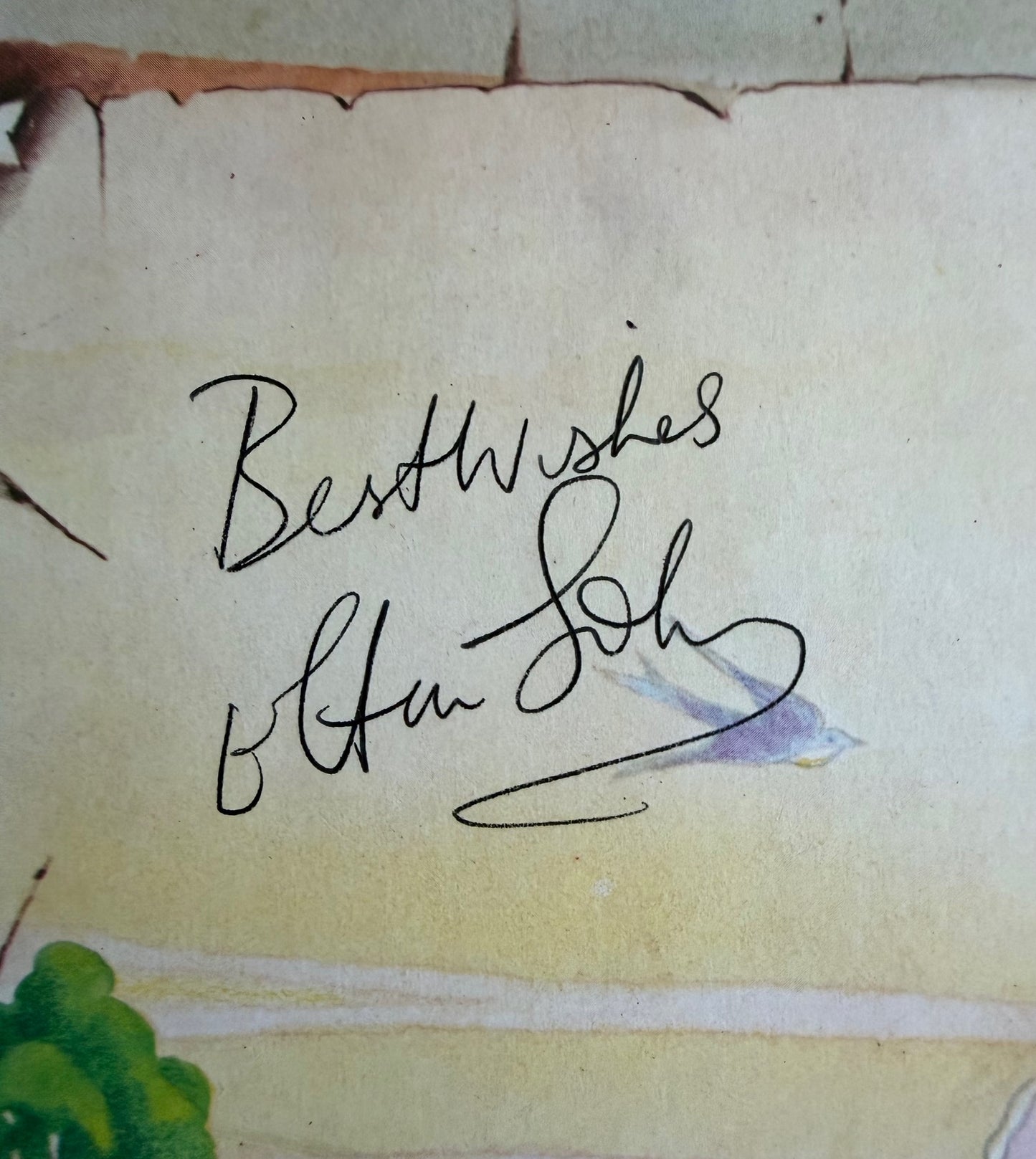 Elton John Early Signed 1973 Goodbye Yellow Brick Road UK First Pressing Beckett