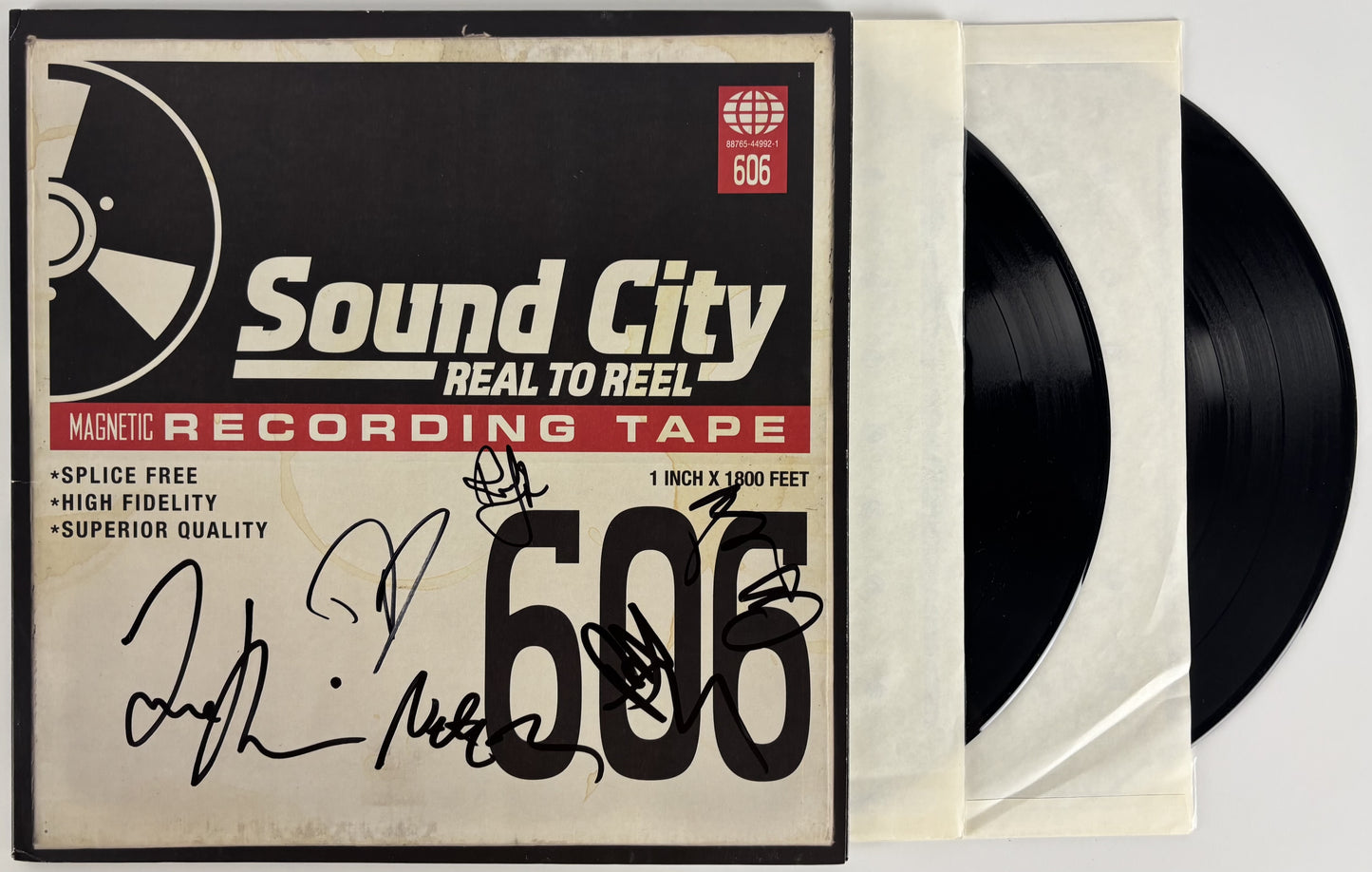 Foo Fighters Signed Sound City Real to Reel Album Dave Grohl Taylor Hawkins JSA