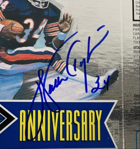 Walter Payton Signed NFL 75th Anniversary Wheaties Box Brand New #20/93 PSA/DNA