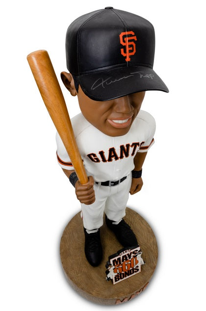 Willie Mays RARE Signed 3 Ft Forever Collectibles Bobble Head PSA/DNA 1/1