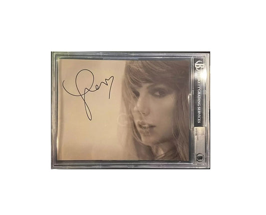Taylor Swift Signed 8.5 x 11 Tortured Poets Autographed Photo Beckett BAS COA