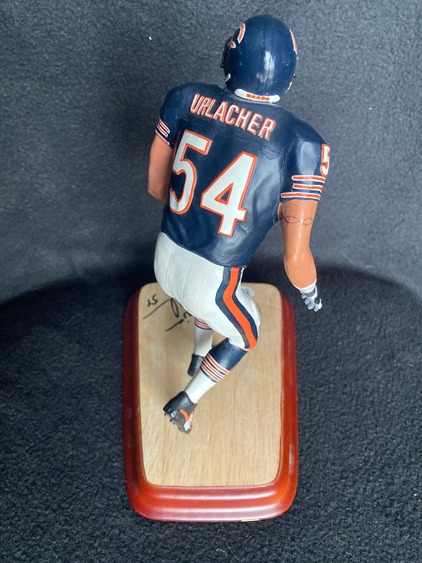 Brian Urlacher Signed Vintage Chicago Bears Danbury Mint Figurine Online Authentics OA