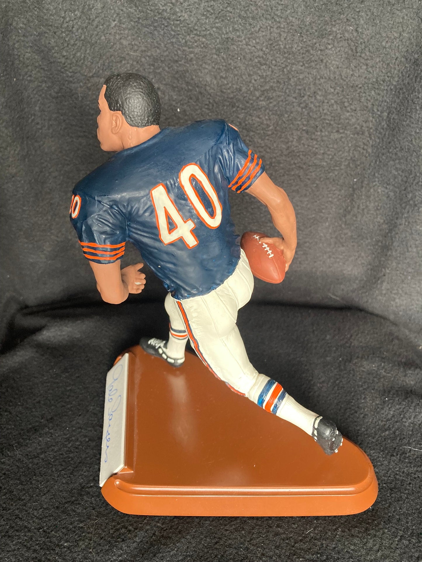 Gale Sayers Signed Chicago Bears Salvino Autographed Figurine Statue #/1000