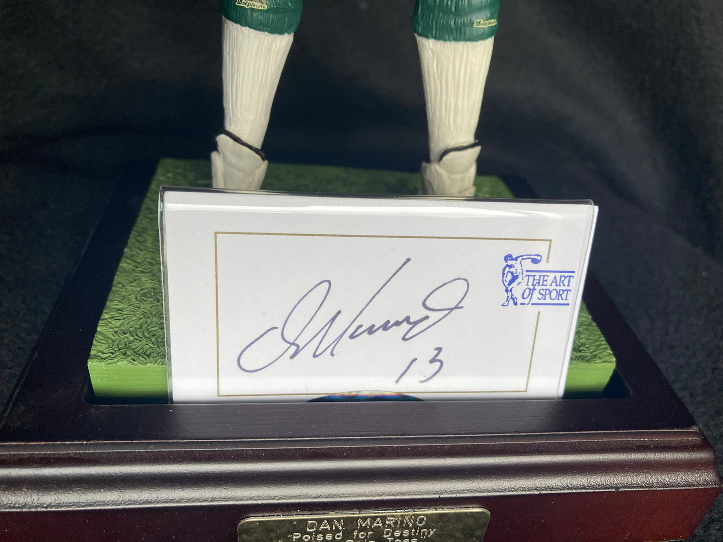 Dan Marino Signed Miami Dolphins The Art of Sport Figurine /500 Upper Deck UDA