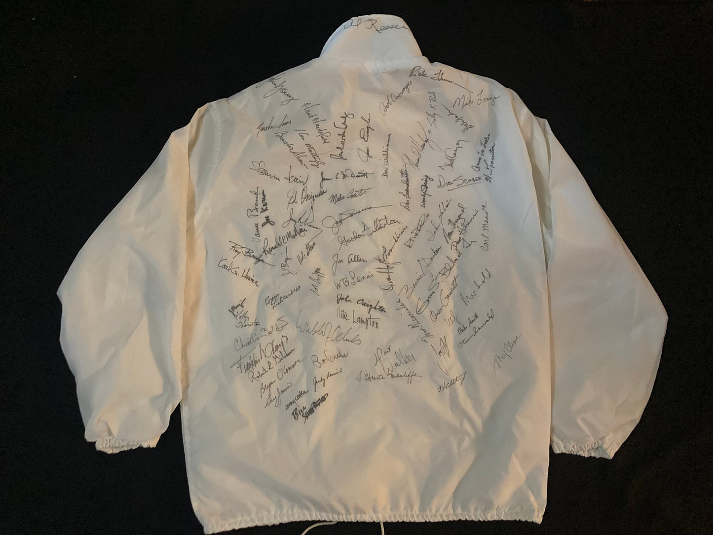 Challenger Shuttle Crew Jacket Signed by (70) w/ Astronauts Framed JSA LOA