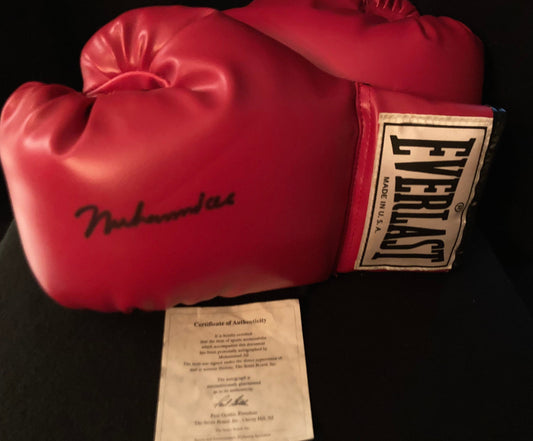 Muhammad Ali Signed Boxing Glove Score Board COA Full Vintage Signature